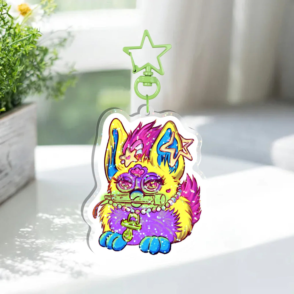 PLURBY Holographic Keychain