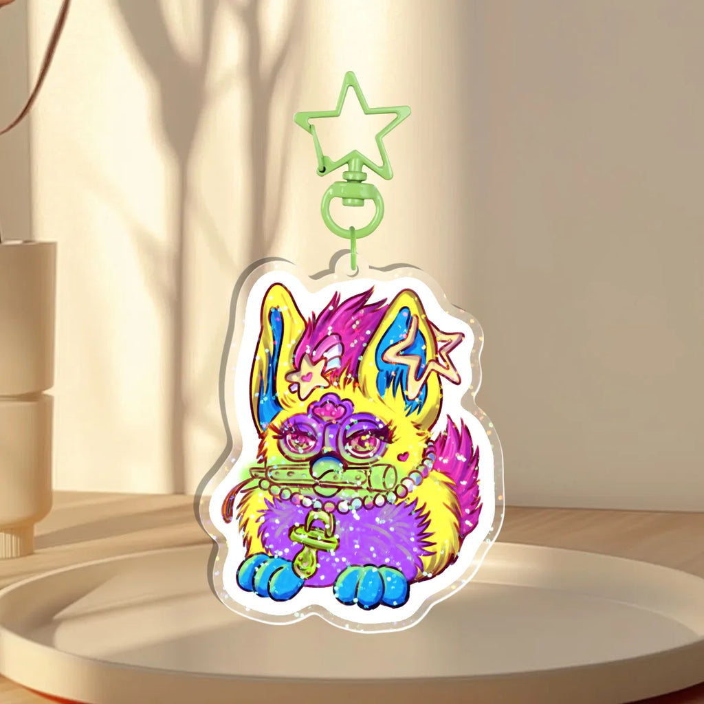 PLURBY Holographic Keychain