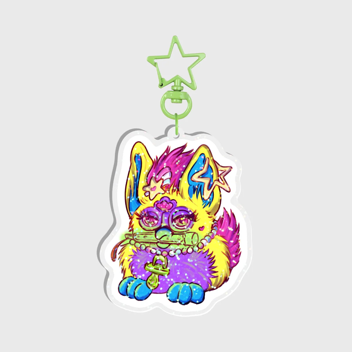 PLURBY Holographic Keychain