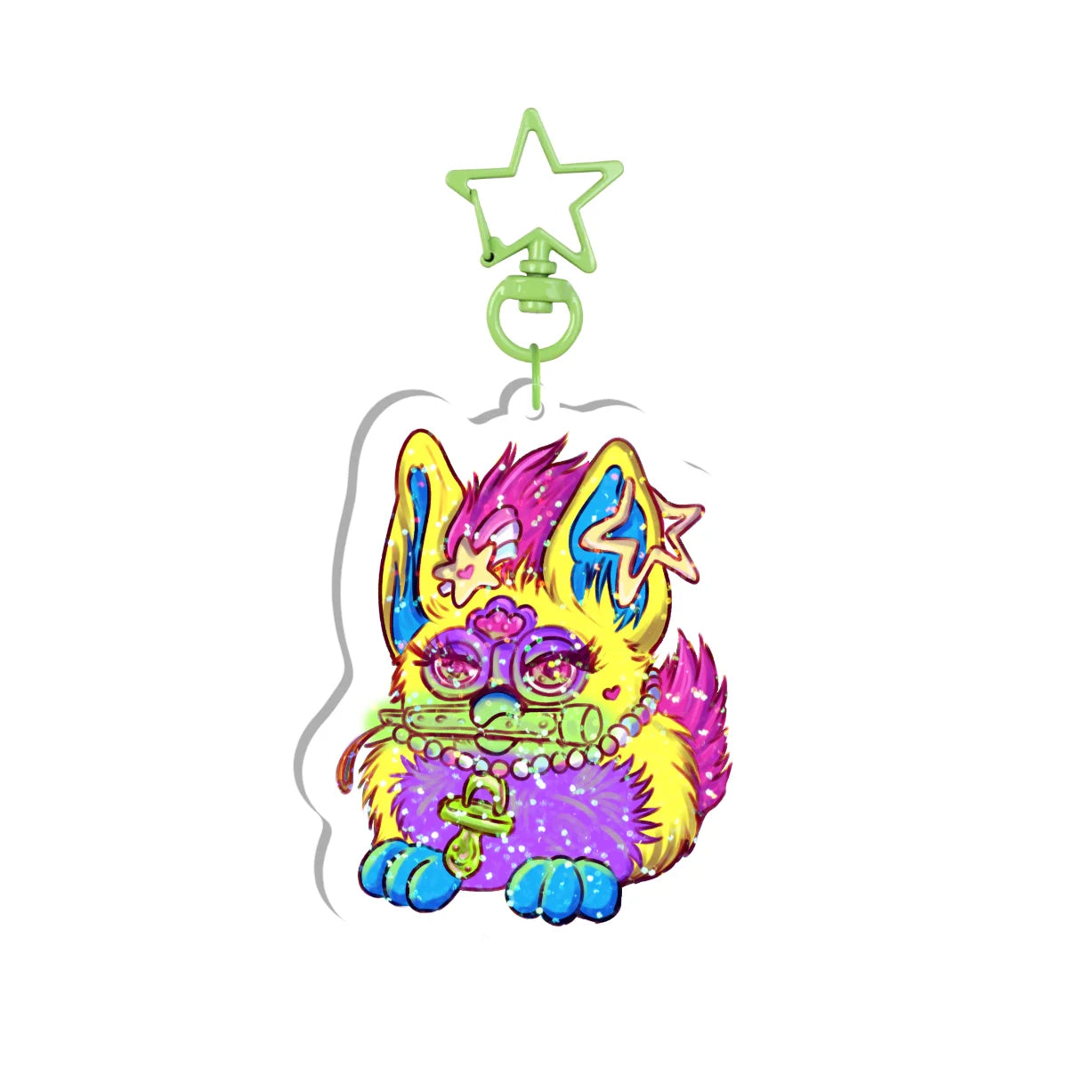 PLURBY Holographic Keychain