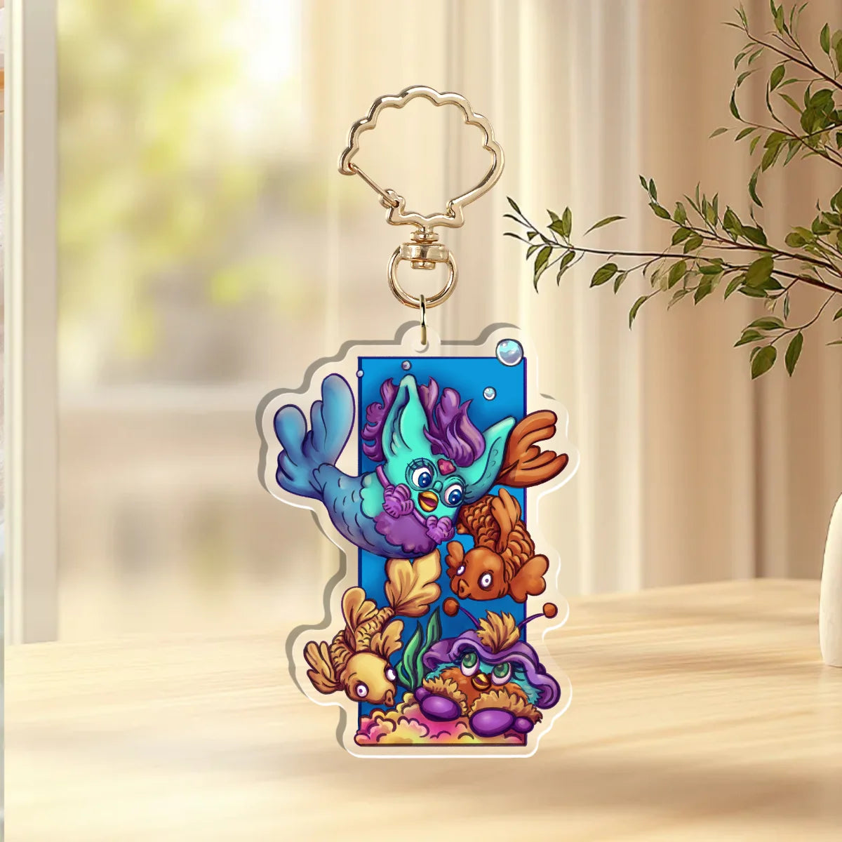 MURBY Holographic Keychain